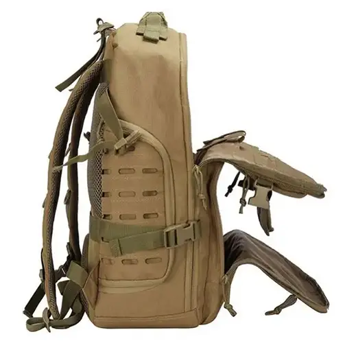 Travel Tactical Backpack – Large MOLLE Rucksack with Luggage Strap